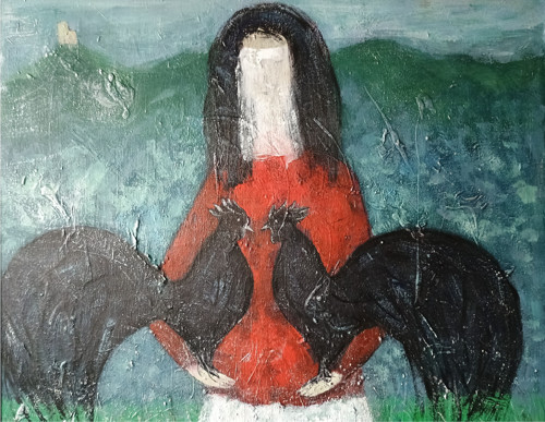 Obraz "Černí kohouti" — foto 3
