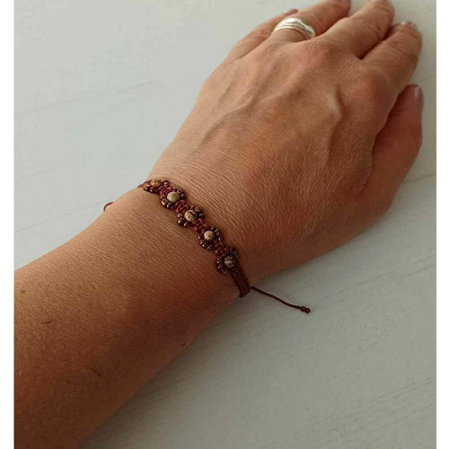 Náramek Shamballa - Jaspis — foto 4