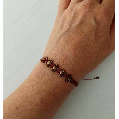 Náramek Shamballa - Jaspis — foto 2