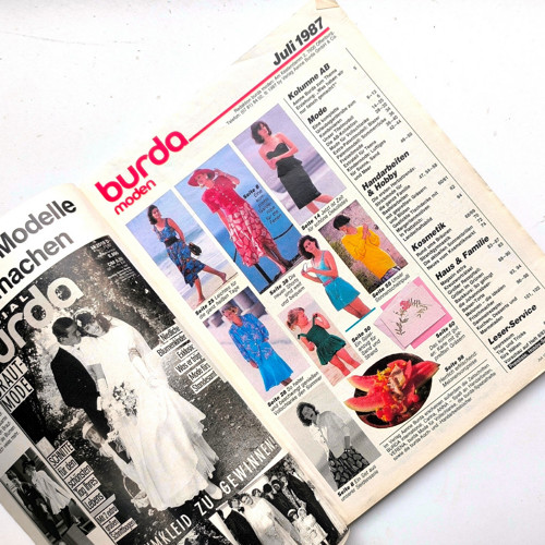 BURDA 7 /1987 — foto 2
