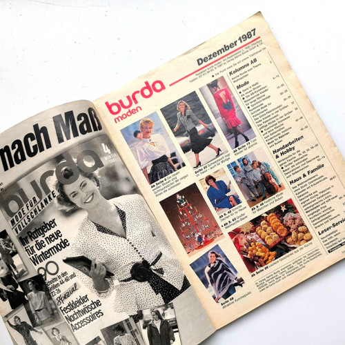BURDA 12 /1987 — foto 2