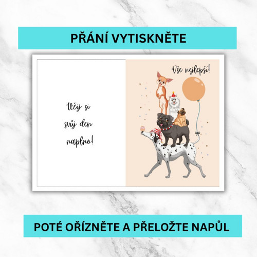 Vícebarevné Narozeninové Přání — foto 2