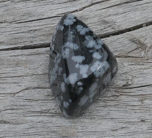 Obsidián sněžný (18 mm) V1192 — foto 2