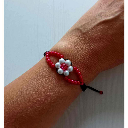 Náramek Shamballa s korálky — foto 4
