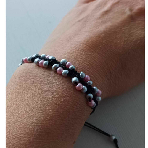 Náramek Shamballa s korálky — foto 2