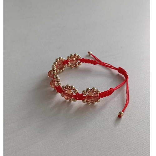Náramek Shamballa s korálky — foto 3