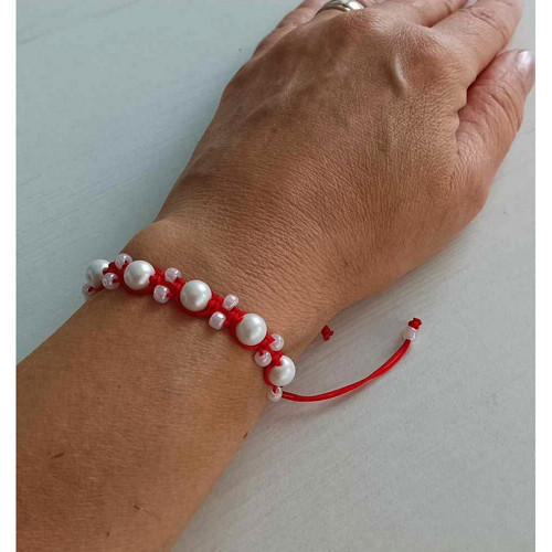 Náramek Shamballa s korálky — foto 2