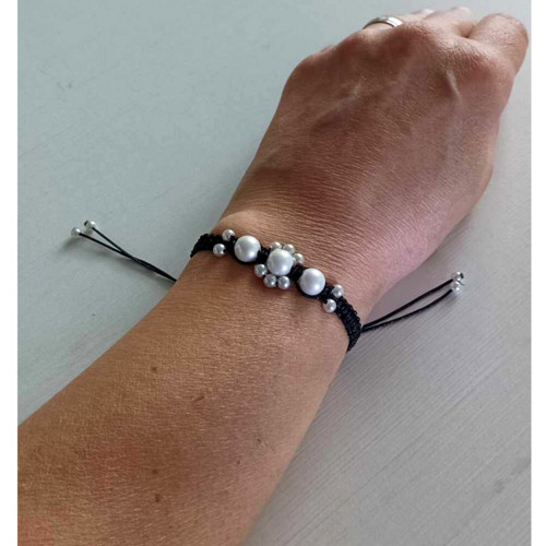 Náramek Shamballa s korálky — foto 4