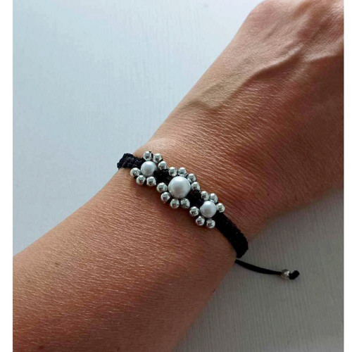 Náramek Shamballa s korálky — foto 4