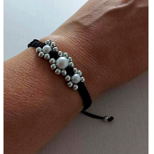 Náramek Shamballa s korálky — foto 2