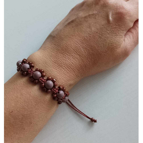 Náramek Shamballa s korálky — foto 3