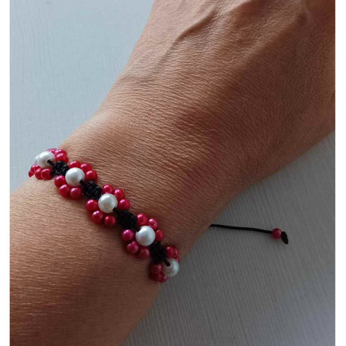 Náramek Shamballa s korálky — foto 2