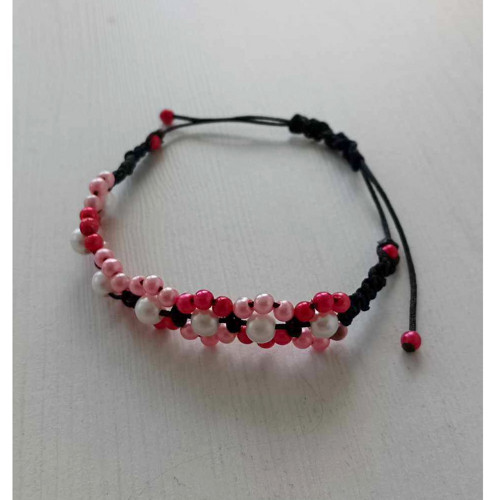 Náramek Shamballa s korálky — foto 3