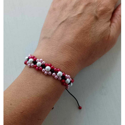 Náramek Shamballa s korálky — foto 4