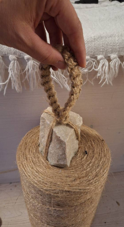 Boho zarážka do dveří/těžítko STONE — foto 4