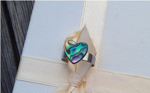 Originální nastavitelný prsten s perletí Abalone — foto 3