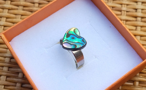 Originální nastavitelný prsten s perletí Abalone — foto 2