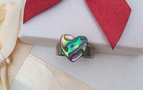 Originální nastavitelný prsten s perletí Abalone — foto 5