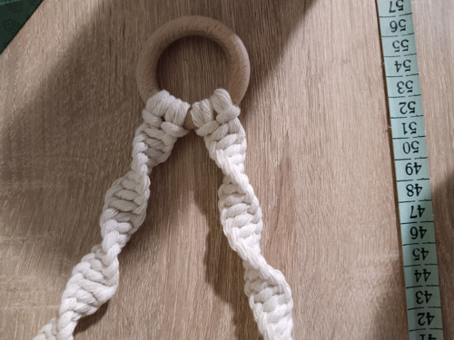 Macrame drzak kuchyňských roli — foto 2