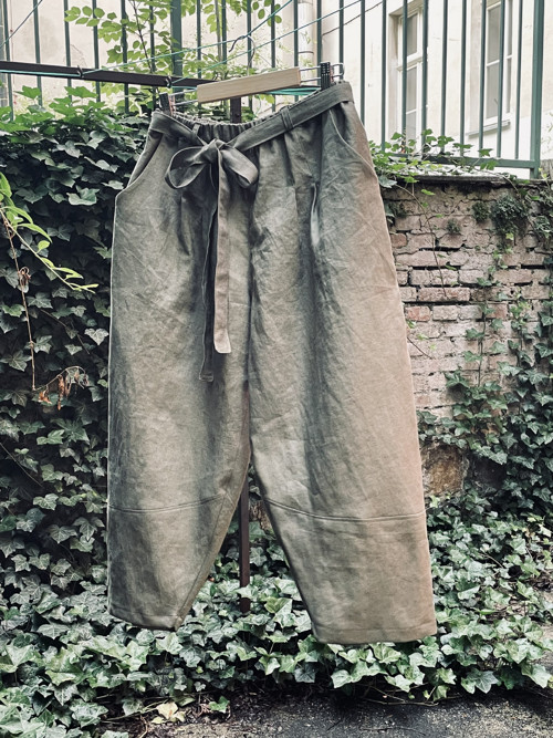 Lněné kalhoty Tilia — foto 3