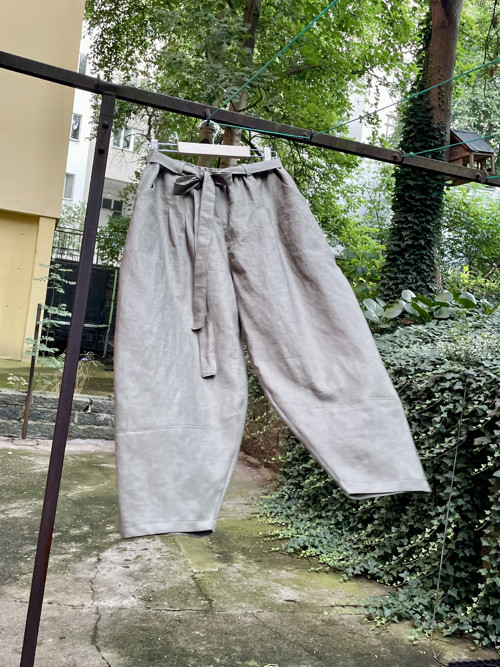 Lněné kalhoty Tilia — foto 2