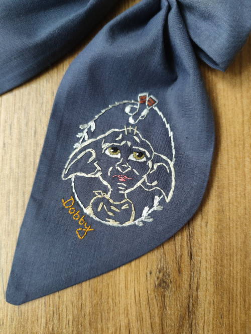 Mašle vyšívaná Dobby — foto 3
