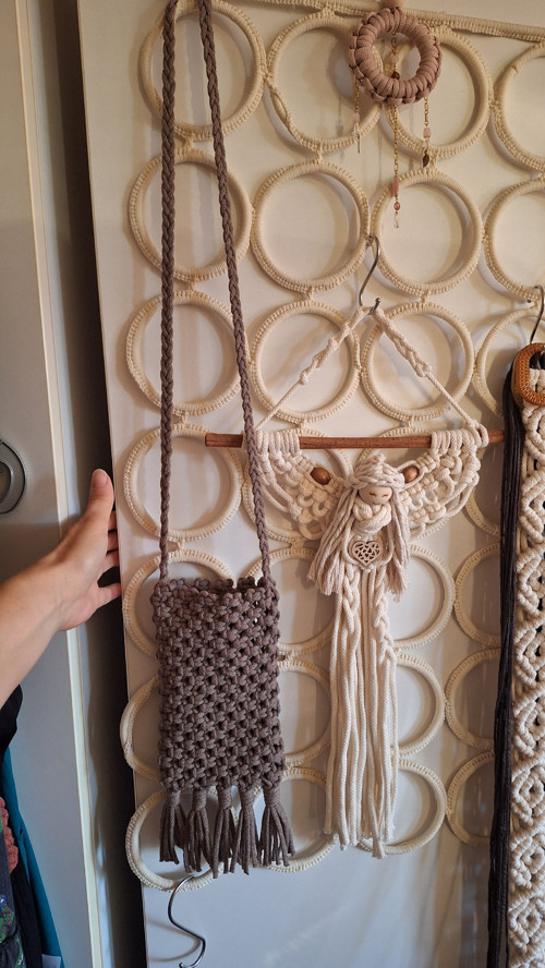 Boho kabelka na mobil Coffee — foto 4