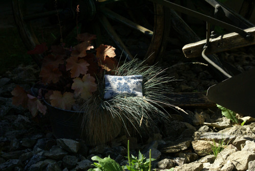 Kapsička režná s květy 19 x13cm — foto 3