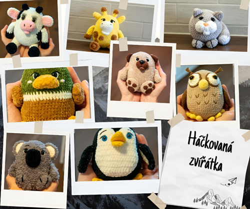 Háčkovaná zvířátka - e-book - 8 návodů — foto 6