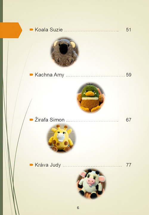 Háčkovaná zvířátka - e-book - 8 návodů — foto 3