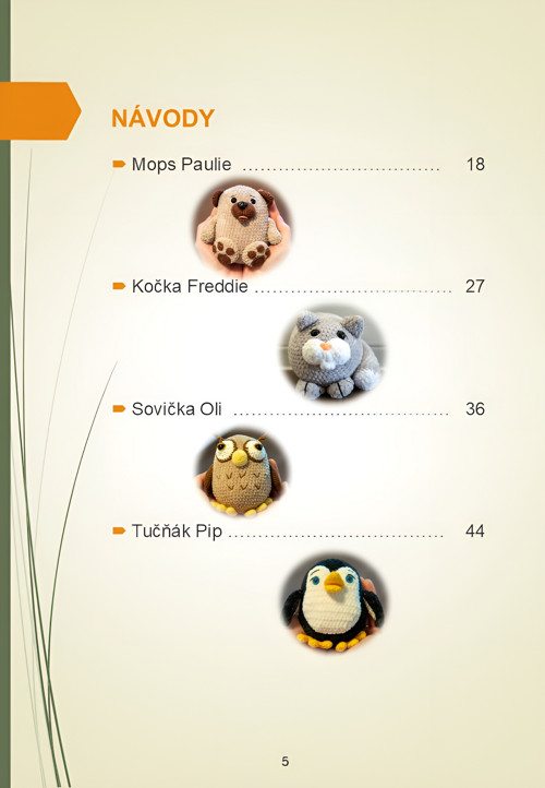 Háčkovaná zvířátka - e-book - 8 návodů — foto 4