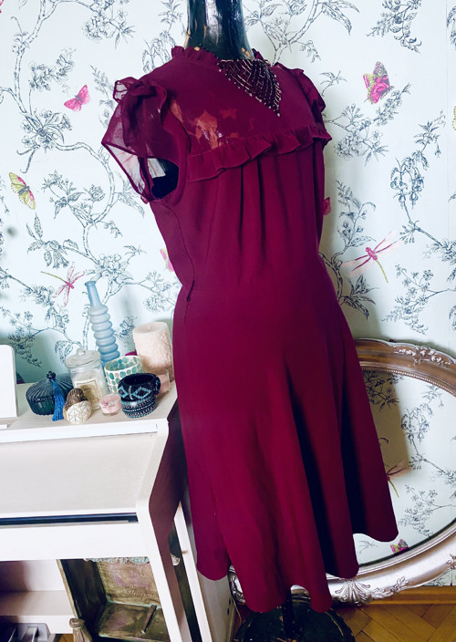 Šaty vycházkové lilkové — foto 3