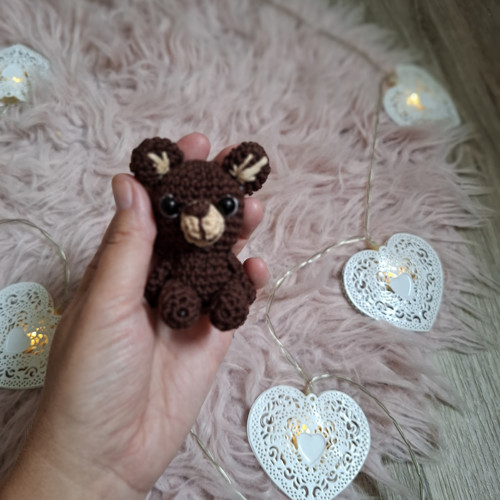 Návod na háčkovaného mini medvídka — foto 4