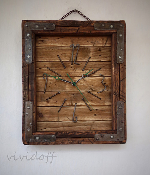 Hodiny nástenné rustic A — foto 3
