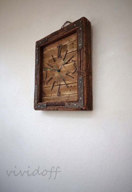 Hodiny nástenné rustic A — foto 6