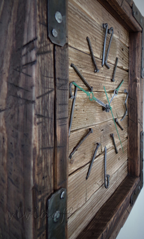 Hodiny nástenné rustic A — foto 4