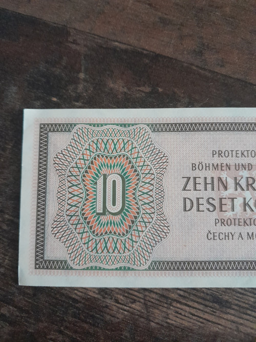 10 korun 1942 protektorát — foto 5
