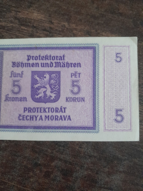 5 korun 1940 protektorát — foto 6