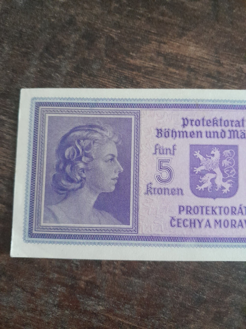 5 korun 1940 protektorát — foto 5