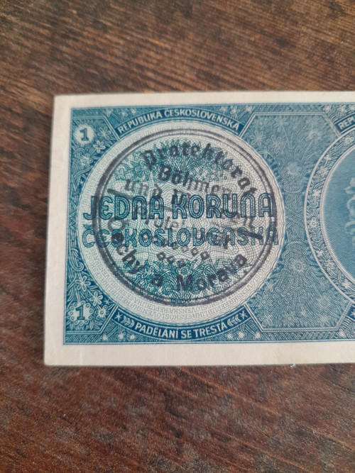 1 koruna 1938/40 protektorát — foto 3