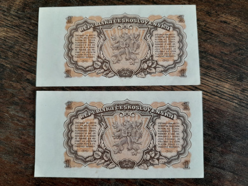 1 koruna 1953 postupka — foto 4