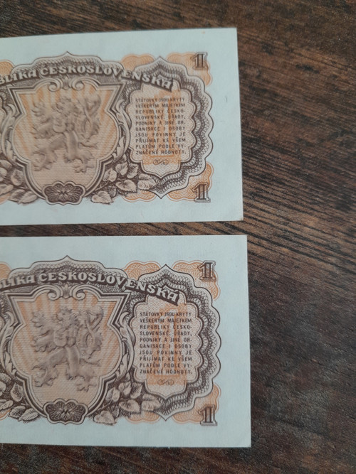 1 koruna 1953 postupka — foto 5