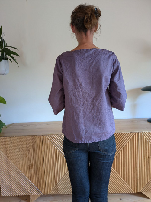Lněná halenka Violet 2 — foto 4