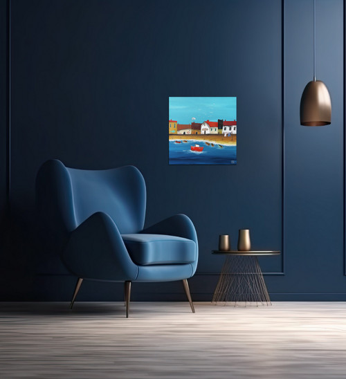 Happy harbor - 30x30cm — foto 5