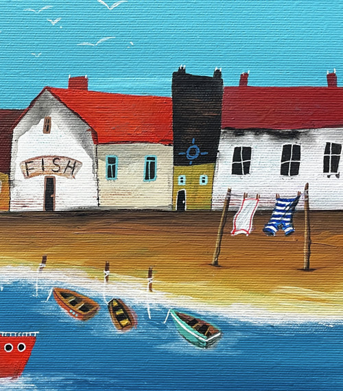 Happy harbor - 30x30cm — foto 2