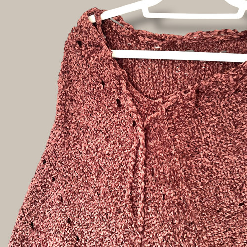 Pletené pončo “Chenille” — foto 5