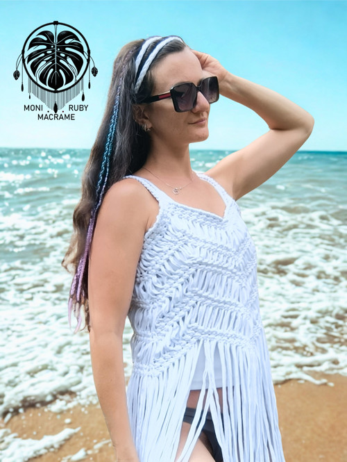 Macramé šaty — foto 4