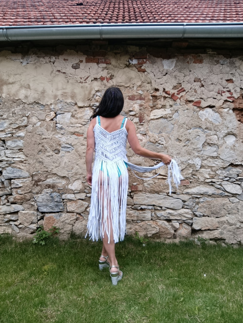 Macramé šaty — foto 5