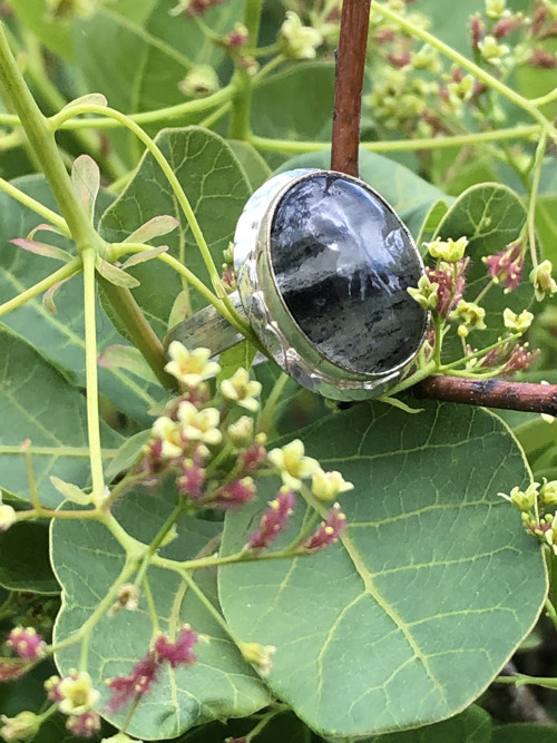 Prsten MOSS AGATE, mechový achát - MYSTERY — foto 3