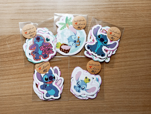775 - Samolepky - Stitch — foto 2